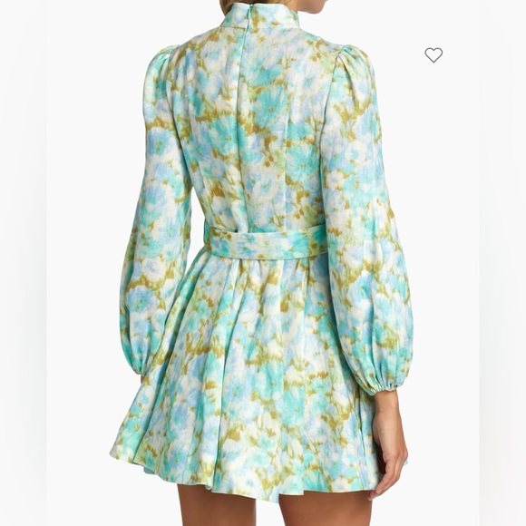 NWT AU2 Zimmermann High Tide Button-Front Minidress - Picture 5 of 16